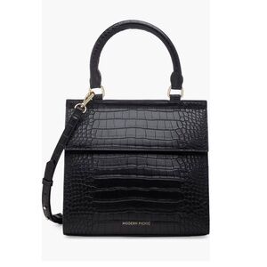 Modern Picnic Black Croc “the Luncher”